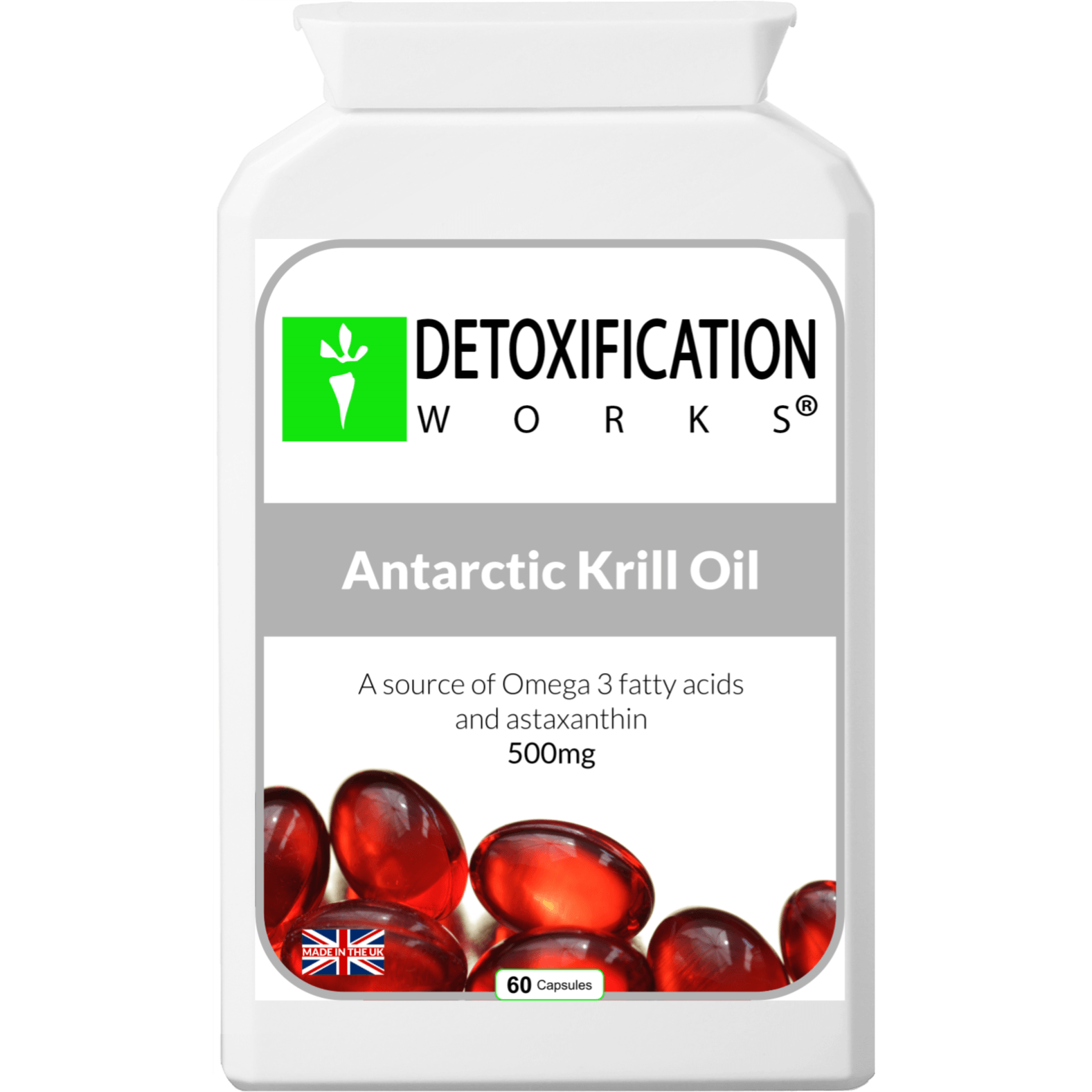 Antarctic Krill Oil (60 Capsules) - Detox Works ®