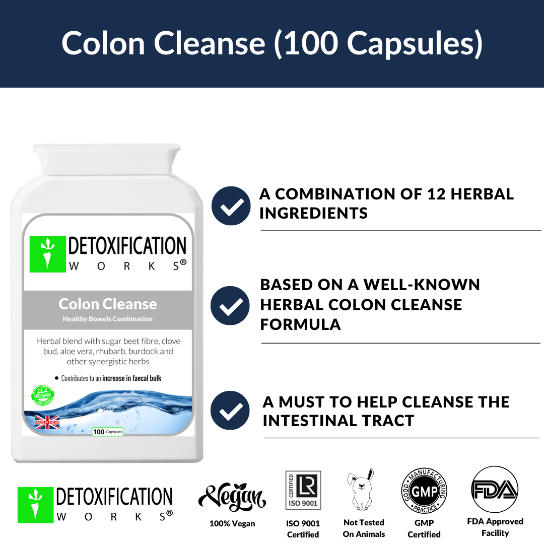 Colon Cleanse (100 Capsules) - Detox Works ®