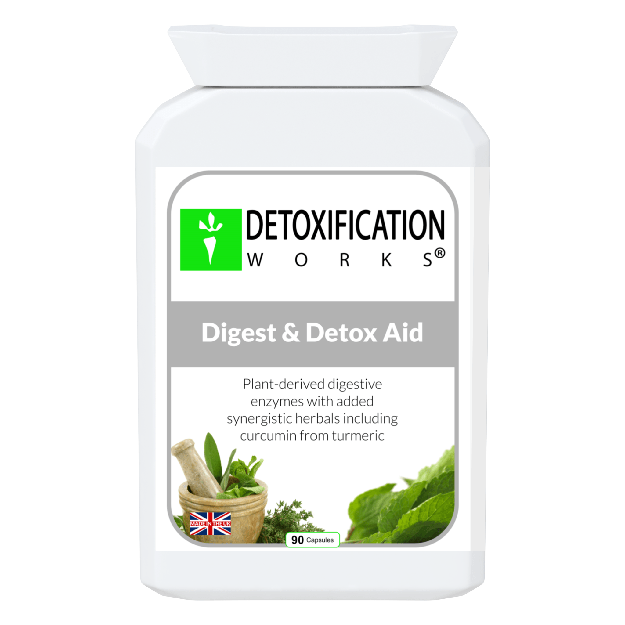 Digest and Detox Aid (90 Capsules) - Detox Works ®