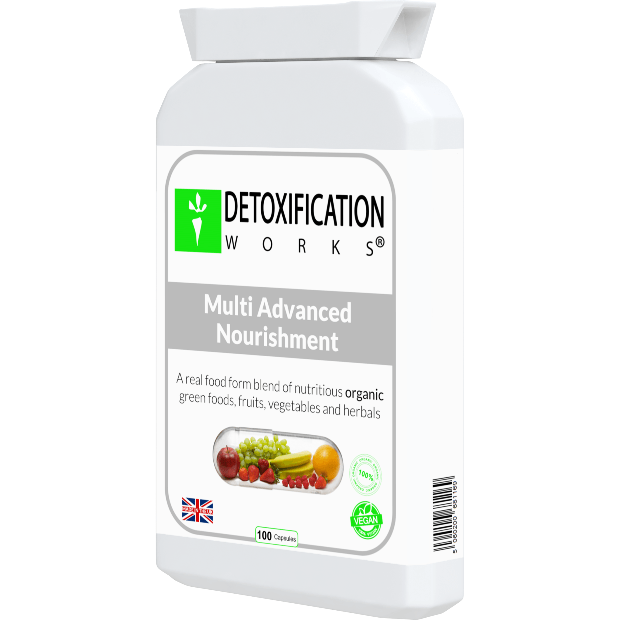 Multi Advanced Nourishment (100 Capsules) - Detox Works ®