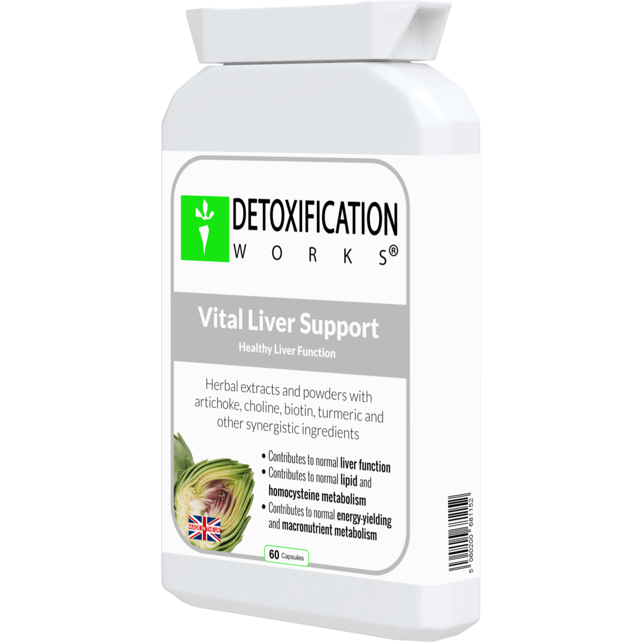 Vital Liver Support (60 Capsules) - Detox Works ®